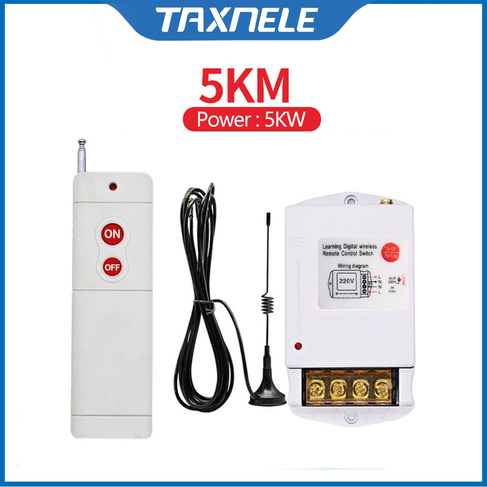 Máy Bơm Nước Công Nghiệp Không Dây Điều Khiển Từ Xa Thông Minh Công Suất Cao 1km 3km 5km 220V