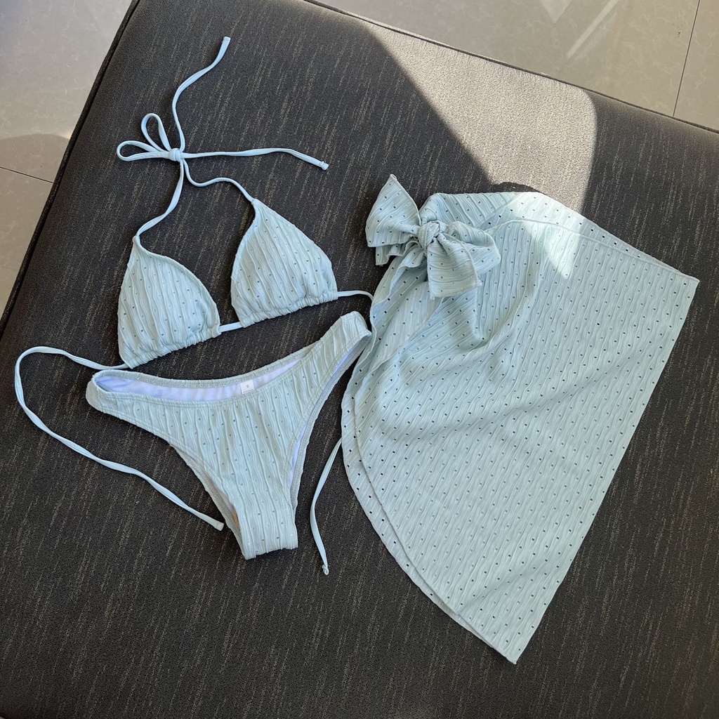 Bộ Bikini 3 Món Màu Sắc Thời Trang Cho Nữ H644
