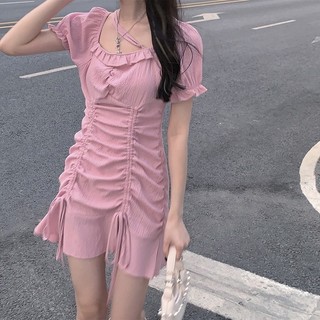 Pink pastel dress