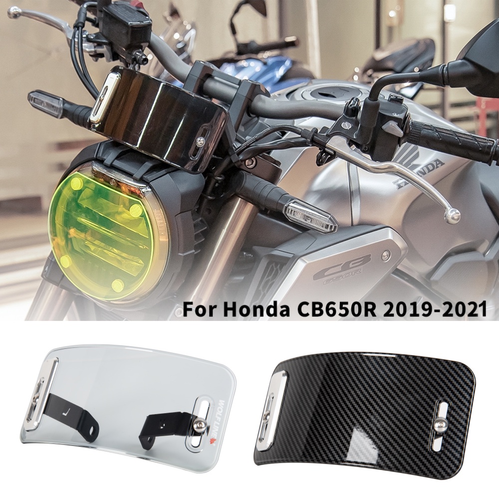 Kính Chắn Gió Kèm Giá Đỡ Dành Cho Xe Mô Tô Honda CB650R NEO SPORTS CAFE 2019 2020 2021 2022 CB 650R