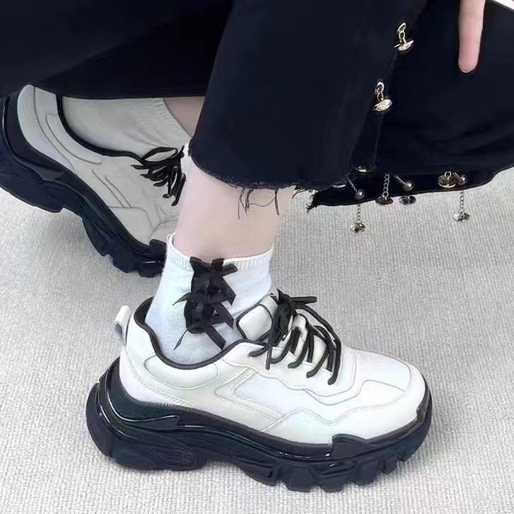 ✨Giày Thể Thao Sneaker Đế Xuồng Cột Dây Thời Trang Dành Cho Nữ