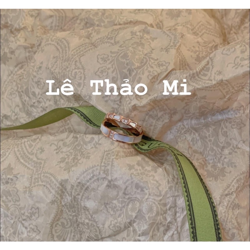 Chính chủ nhà Himilki nhẫn bọc vỏ trai tự nhiên