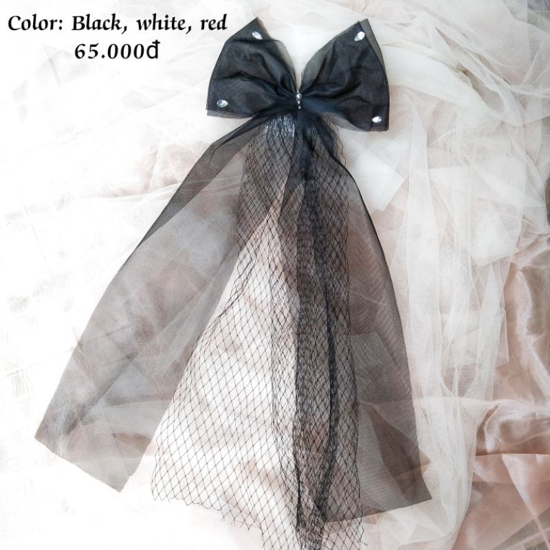 VOAN LÚP CÔ DÂU LƯỚI 2 màu trắng đen rẻ xinh 💗💗💗