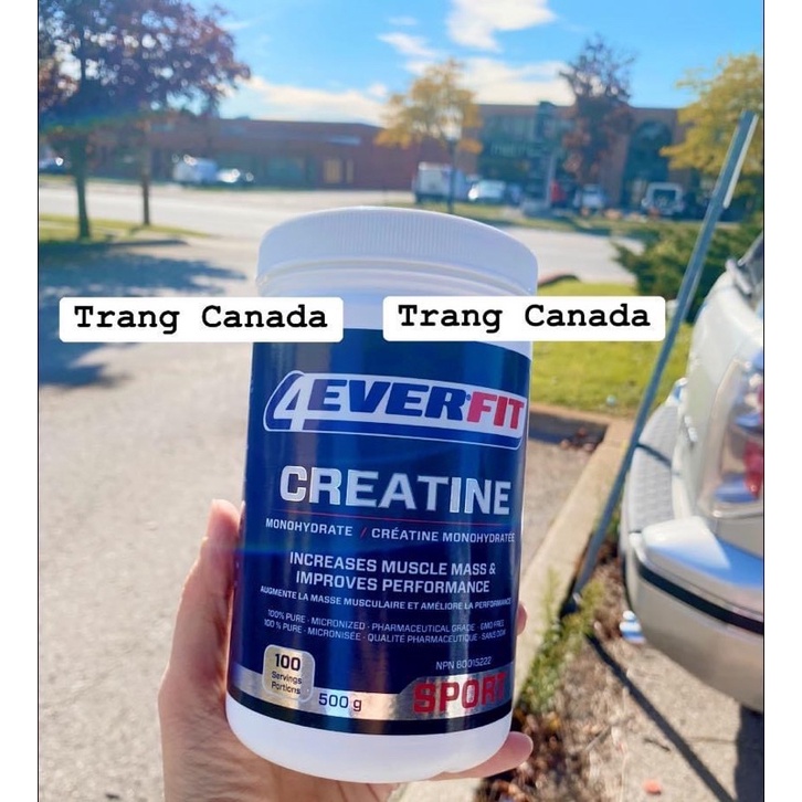 [Hàng canada- bill chính chủ] Bột  4Ever Fit Creatine Monohydrate 300g&500g
