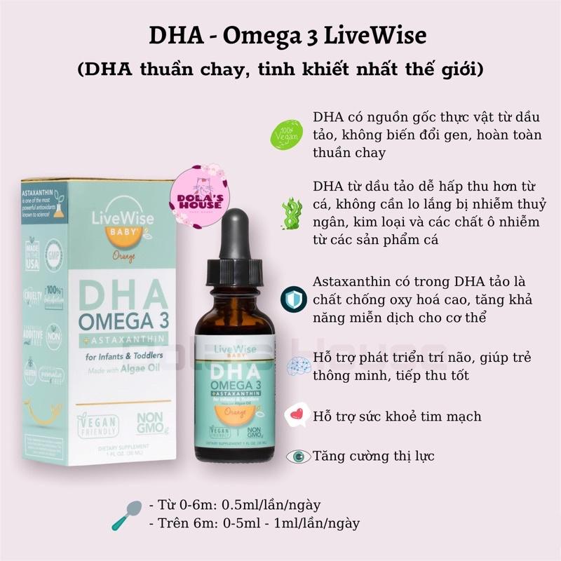 DHA Omega 3 LiveWise cho bé