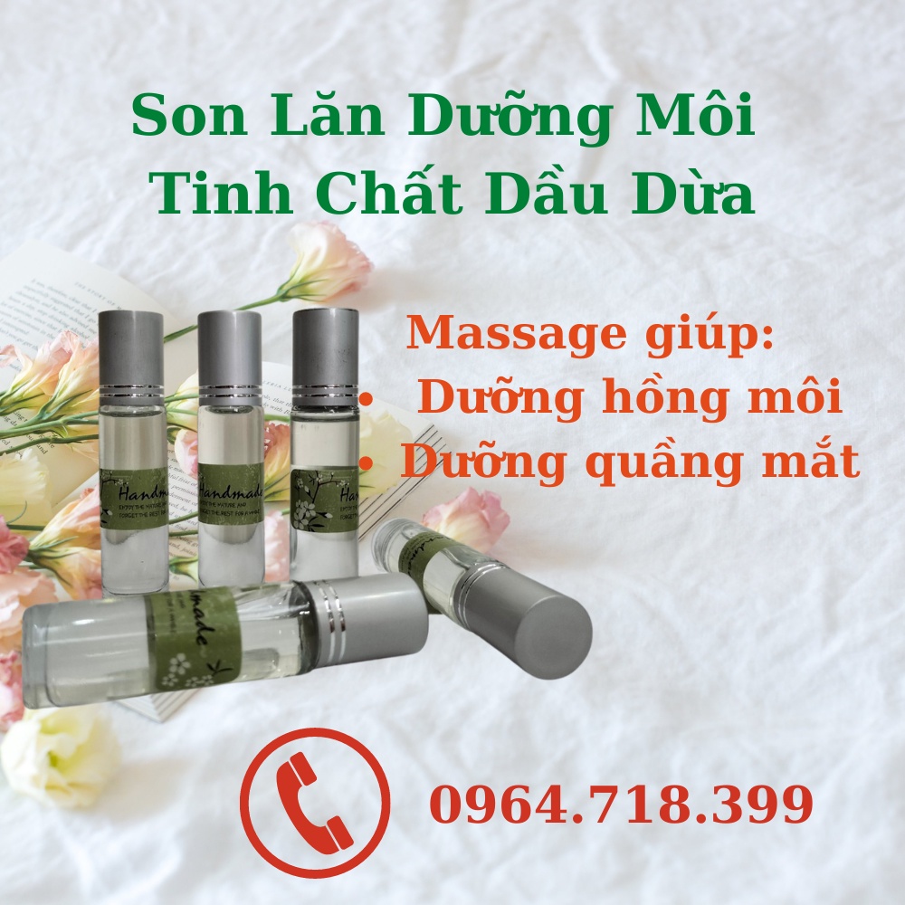 Son Lăn Dưỡng Môi Tinh Chất Dầu Dừa