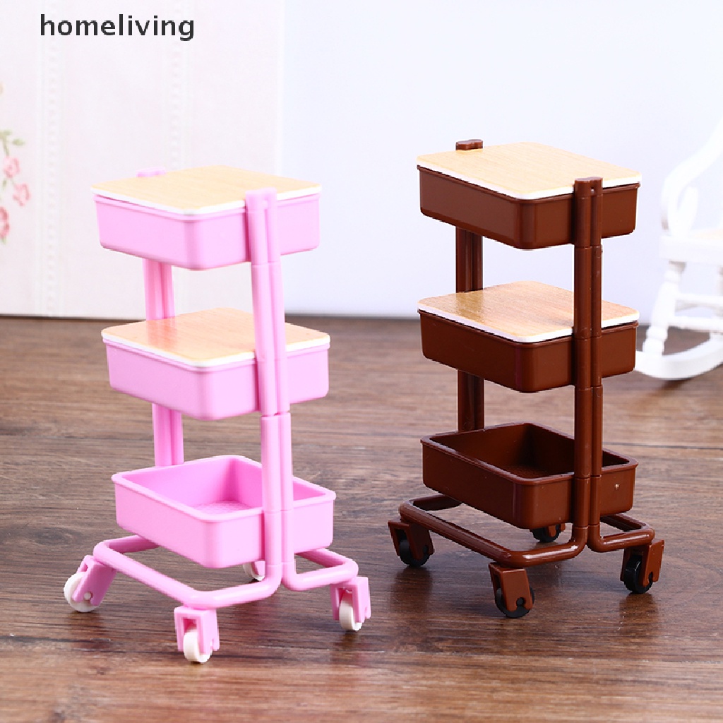 Xe Đẩy Em Bé Trang Trí Nội Thất Cho Nhà Búp Bê Tỉ Lệ 1: 12