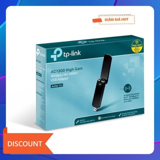 Cạc mạng Wifi USB TP-Link Archer T4U MU-MIMO băng tần kép Wi-Fi AC1300 (Chính Hãng)