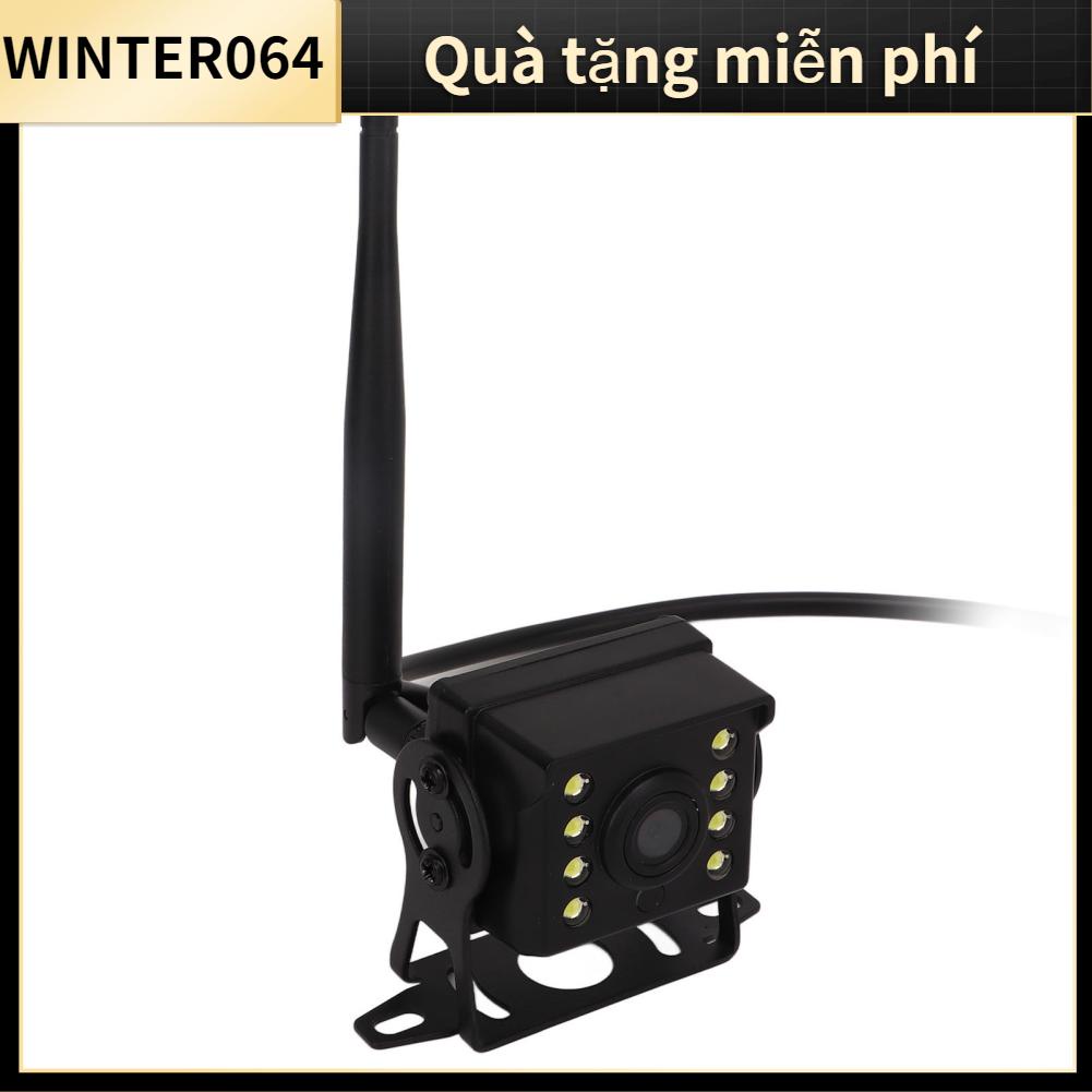 Winter064 WIFI 12V TO 24V Camera dự phòng không dây HD IR chống nước lùi Tầm nhìn ban đêm cho xe buýt