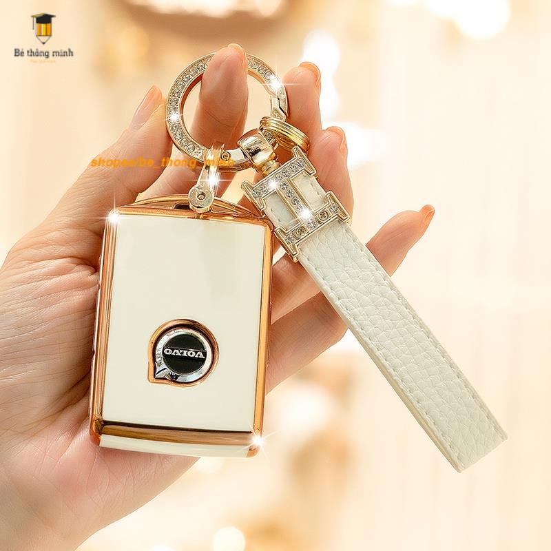 Ốp khóa xe ô tô Volvo xc60 key case s90 car s60xc40  xc90 v60 sang trọng