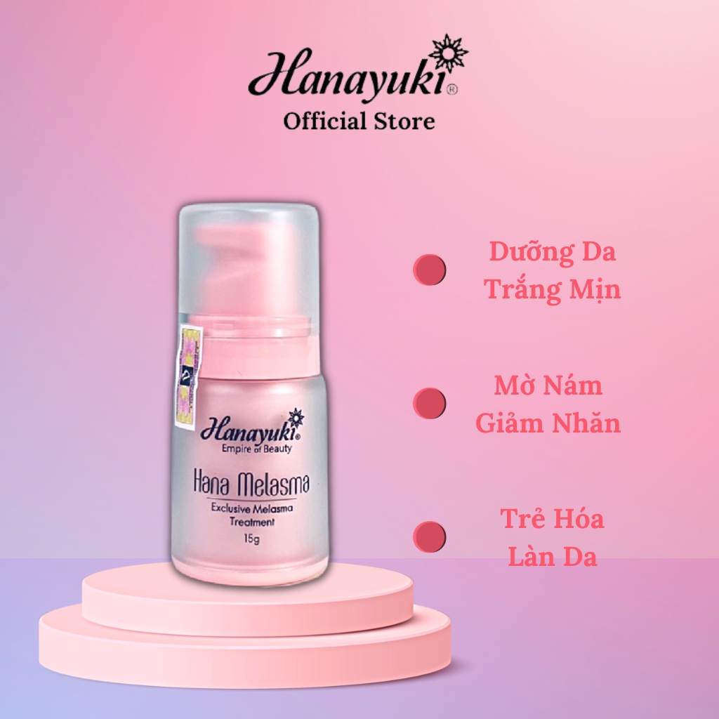 Serum Nám Hanayuki, Serum Giảm Thâm Nám Dưỡng Trắng Da Hanayuki Chính Hãng