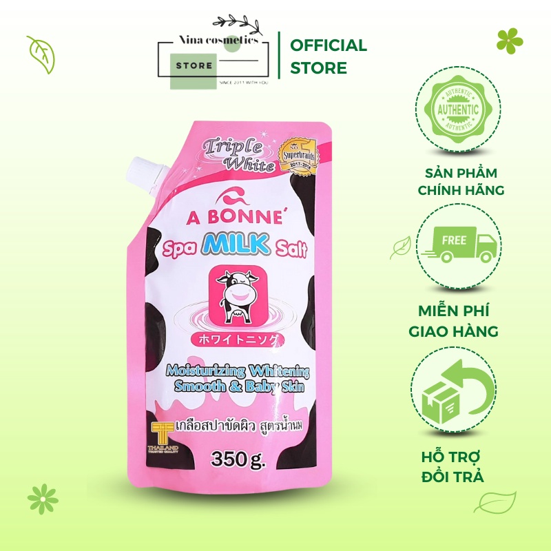 Muối Tắm Sữa Bò Abonne Thái Lan Spa 350g