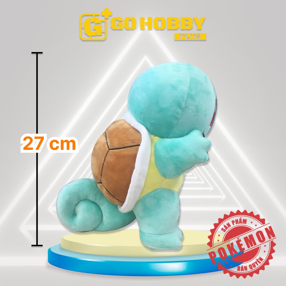 POKEMON | Thú bông Zenigame - Squirtle cao 27cm