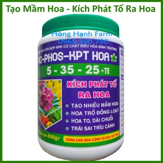 Kích ra hoa, tạo mầm hoa cực mạnh NPK 5-35-25+Te hủ 500g