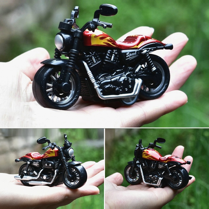 Mô Hình Xe Mô Tô Mini Bằng Kim Loại Với Tỷ Lệ 1 / 36 Độc Đáo Cho Bé