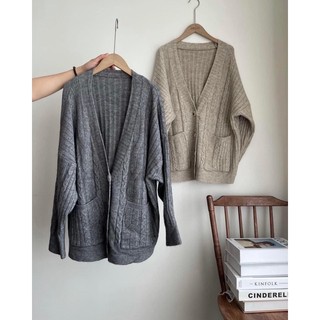 /𝙇𝙞𝙣𝙝𝙖𝙣𝙤𝙛𝙛𝙞𝙘𝙞𝙖𝙡/ ÁO CARDIGAN LEN VẶN THỪNG🇰🇷