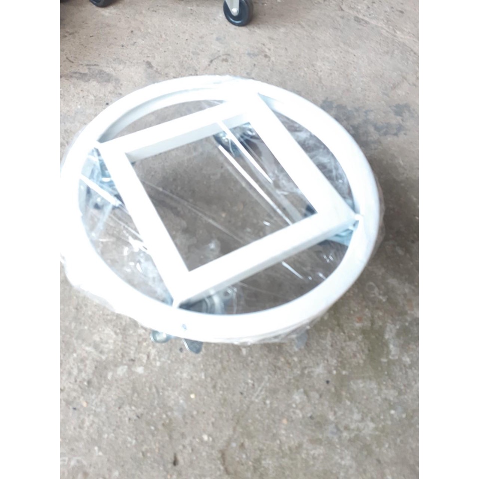 Đế chậu cảnh có bánh xe, kệ giá đỡ chậu hoa bằng sắt sơn tĩnh điện