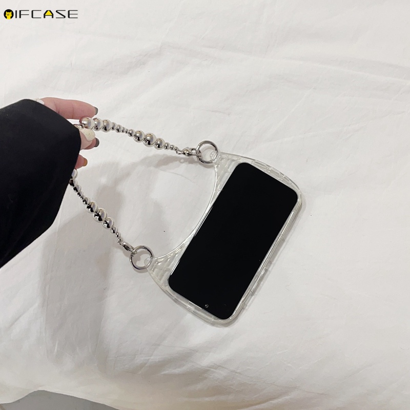 Ốp Điện Thoại Họa Tiết Túi Xách 3D Có Dây Đeo Cho iPhone 14 Plus 14 13 12 11 Pro Max