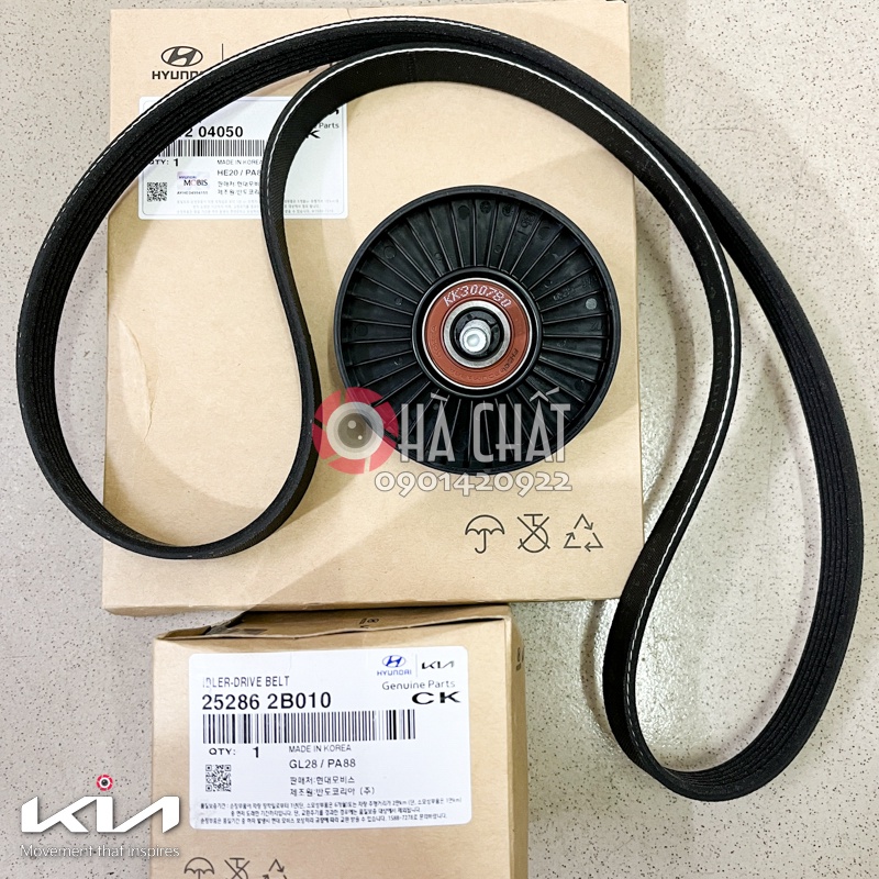 Dây curoa tổng, bi tăng (tỳ) tổng KIA K3 1.6 🚘 Nhập khẩu KIA MOTORS - HYUNDAI MOBIS 🎯 Bảo hành 100% là hàng chính hãng