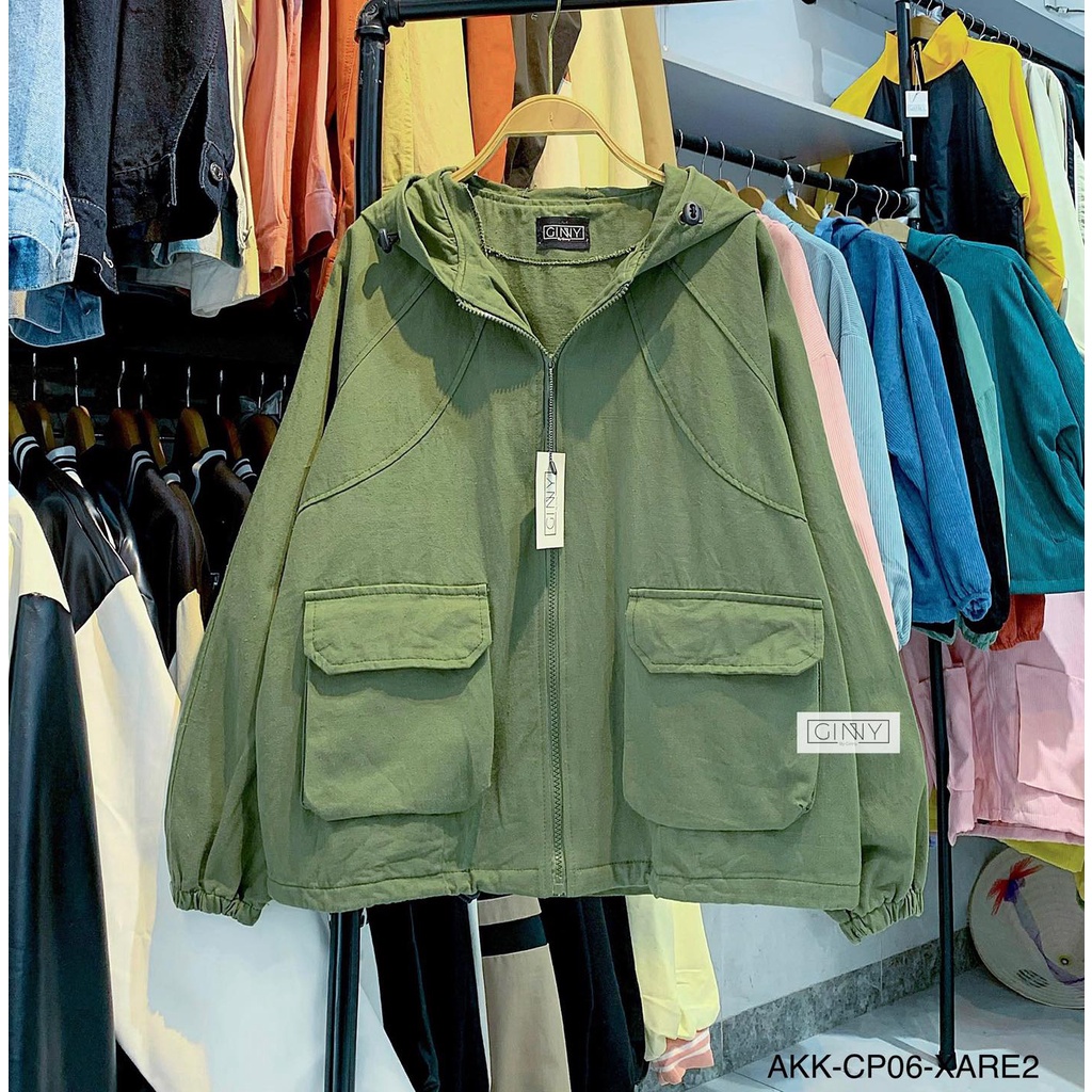 ÁO KHOÁC KAKI MOCA_áo khoác chống nắng_hình ảnh shop tự chụp