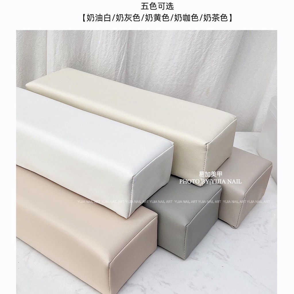 Gối da kê tay làm nail cao cấp kèm tấm thảm