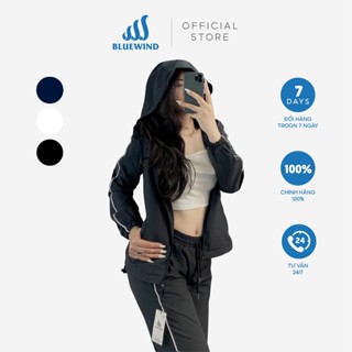 Bộ Gió Thể Thao Nữ  BLUEWIND Cao Cấp, Bộ Thể Thao Nữ Cao Cấp Cản Gió Bụi Bẩn Chống Nước B111