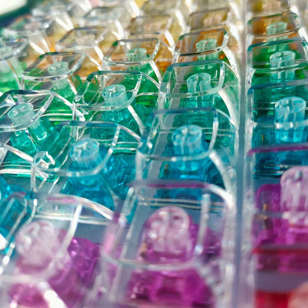 Nút Bàn Phím 132 Phím 61 / 68 / 84 / 87 / 98 / 104 / 108 Bằng Pc Trong Suốt