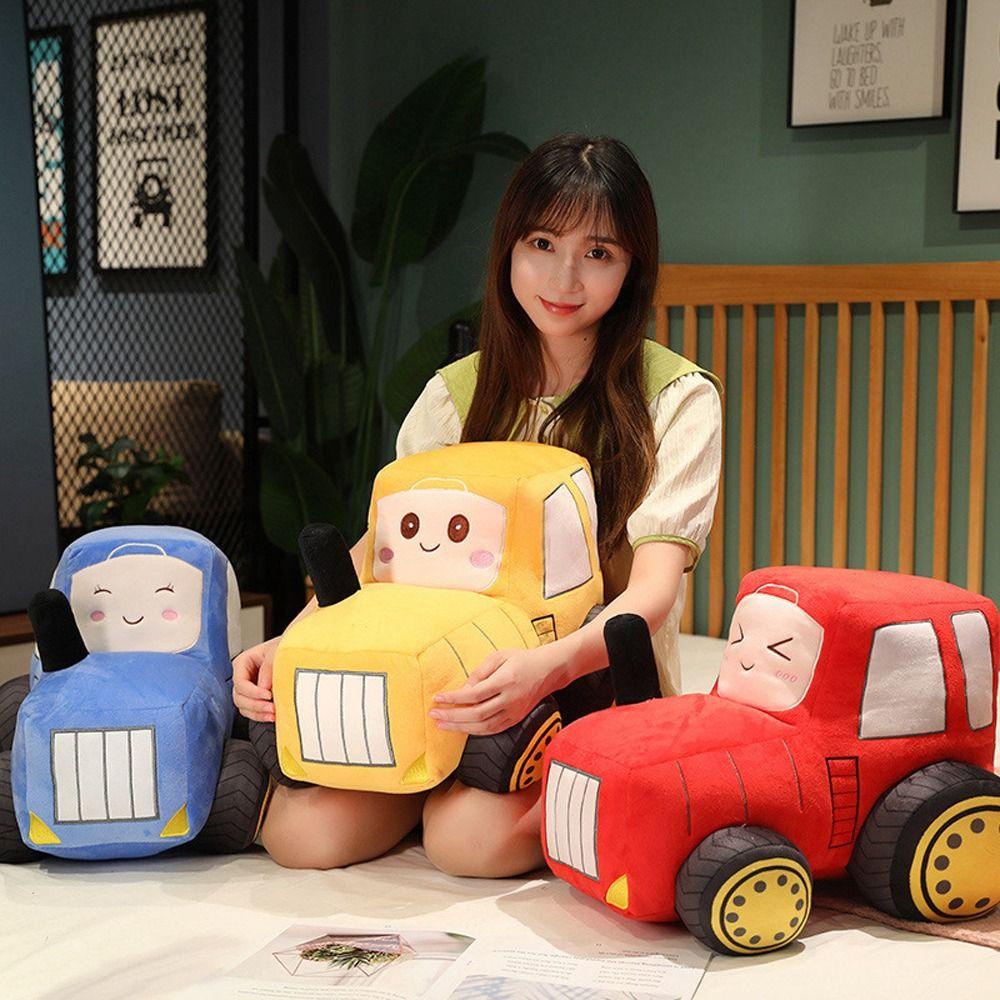 ANEMONE Đồ chơi nhồi bông Mềm Mại Hình Xe Kéo Ngộ Nghĩnh Trang Trí Nhà Cửa