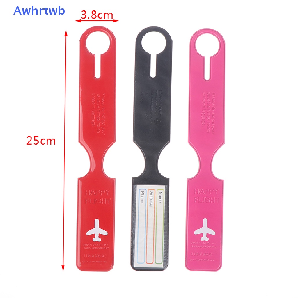 Thẻ Tên Gắn Hành Lý Bằng Nhựa Thiết Kế Đơn Giản Mới