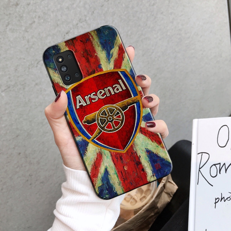 Ốp Điện Thoại Silicon Dẻo In logo Đội Bóng Arsenal Cho iPhone 7 8 7 + 8 + 6 + 6S + XR XS Max 5 5s EDC9