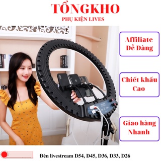 ĐÈN LIVESTREAM 36, 45, 54cm ⚡️CHÂN CAO CẤP⚡️ Hỗ trợ CHỤP HÌNH - MAKE UP- LIVE STREAM BÁN HÀNG - XĂM, NALI 💝💝 BH24T