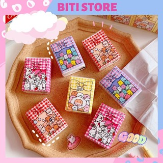 🍓Khăn Giấy Ăn Mini Bỏ Túi Họa Tiết Nơ Caro Dễ Thương BiTi Store