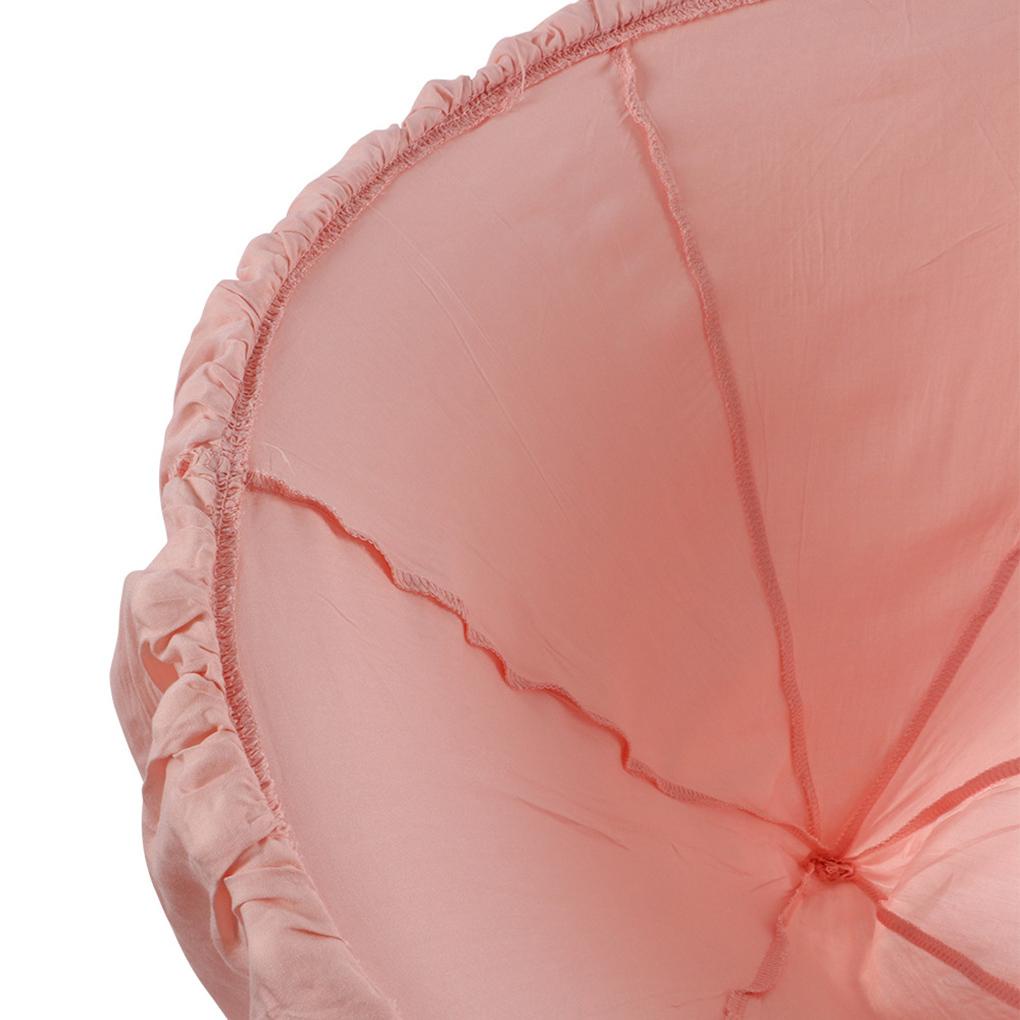 Mùng Lưới Tròn Bằng Vải Cotton Trang Trí Phòng Ngủ Cho Bé