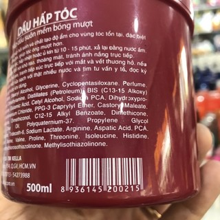 Dầu hấp tóc cao cấp Kella Đỏ 500ml