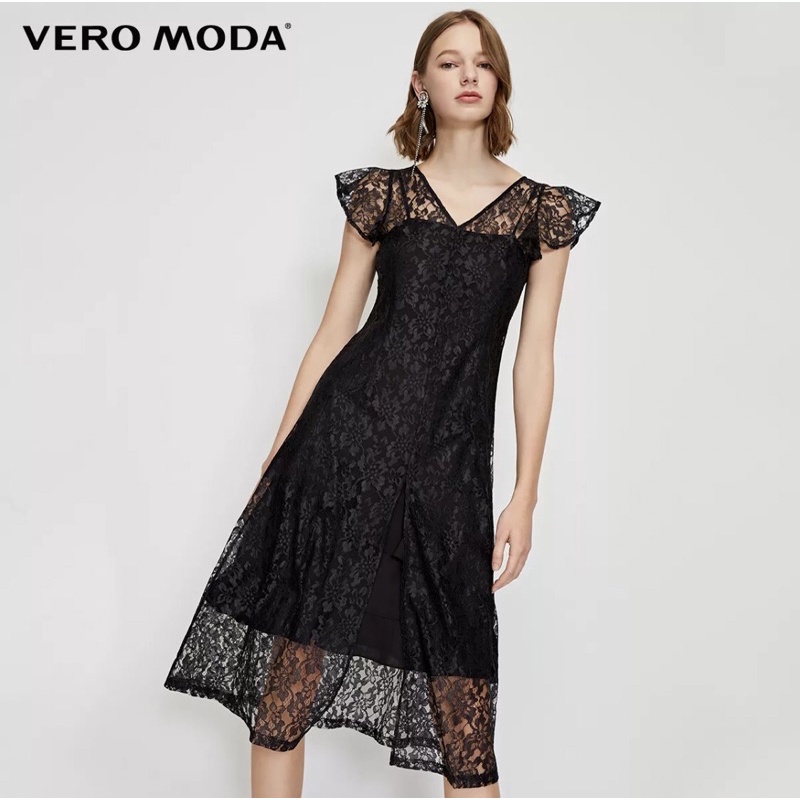 Váy Midi 2 mảnh Vero Moda Size S (set gồm 1 váy lót và 1 váy ren rời)