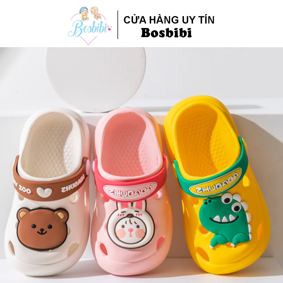 Dép sục crocs cho bé trai bé gái siêu nhẹ chống trượt