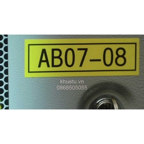 Băng nhãn dán có độ bám dính cao  HZe-S màu trắng , khổ 6-36mm dùng cho máy in nhãn Brother