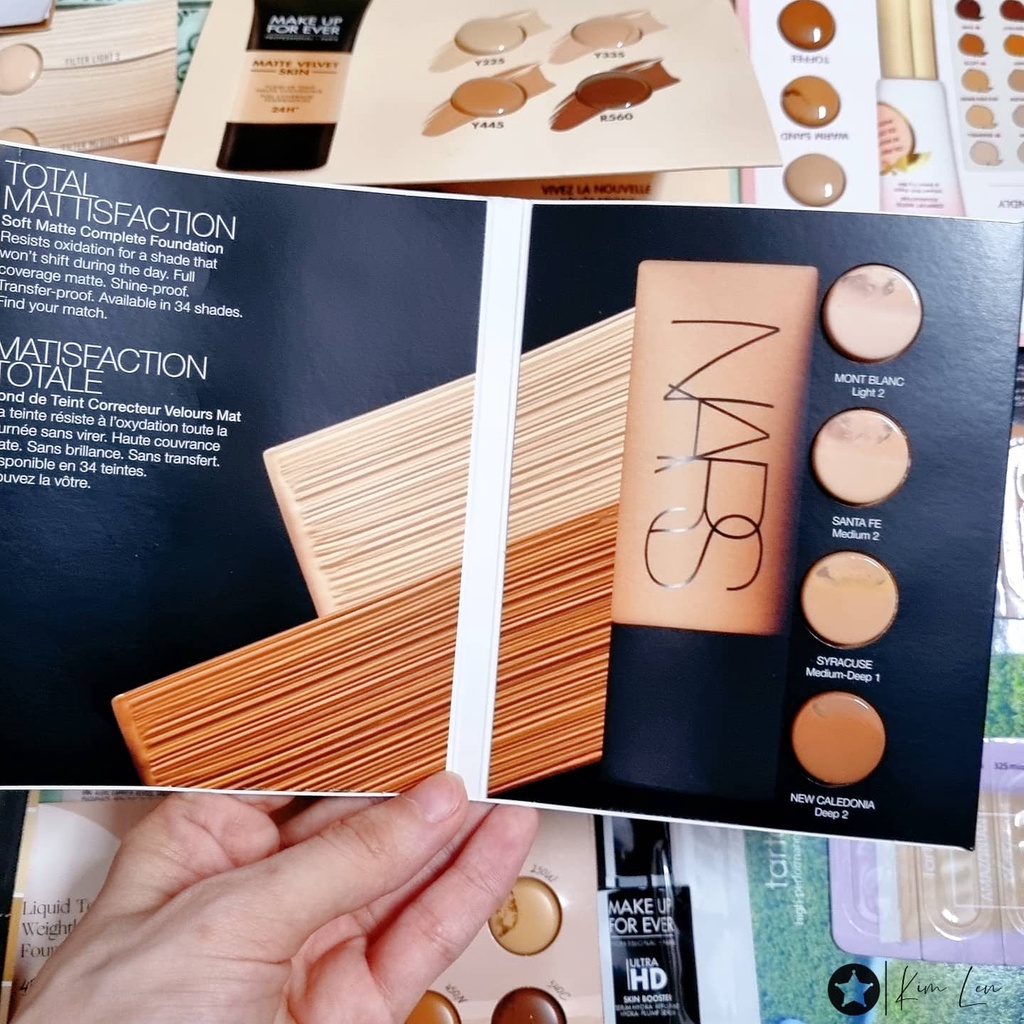 Sample, mẫu thử makeup các hãng. Mẫu thử kem nền, kem lót, che khuyết điểm