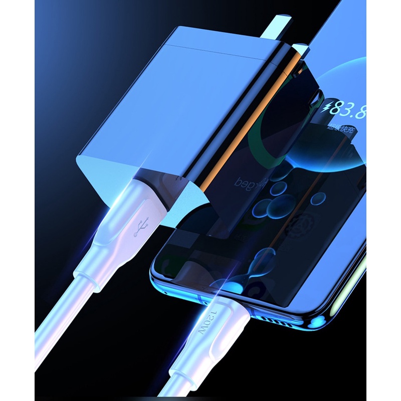 Cáp Sạc Nhanh 120W 6A Cho Huawei Apple Type-c Android