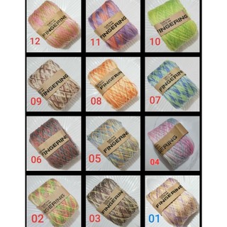 Sợi Fingering Loang 100g