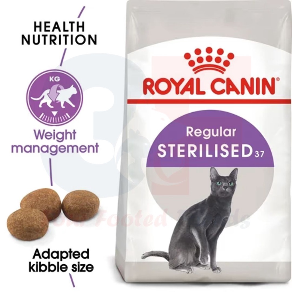 Hạt Dành Cho Mèo Triệt Sản: Royal Canin Sterilised Gói 400Gr