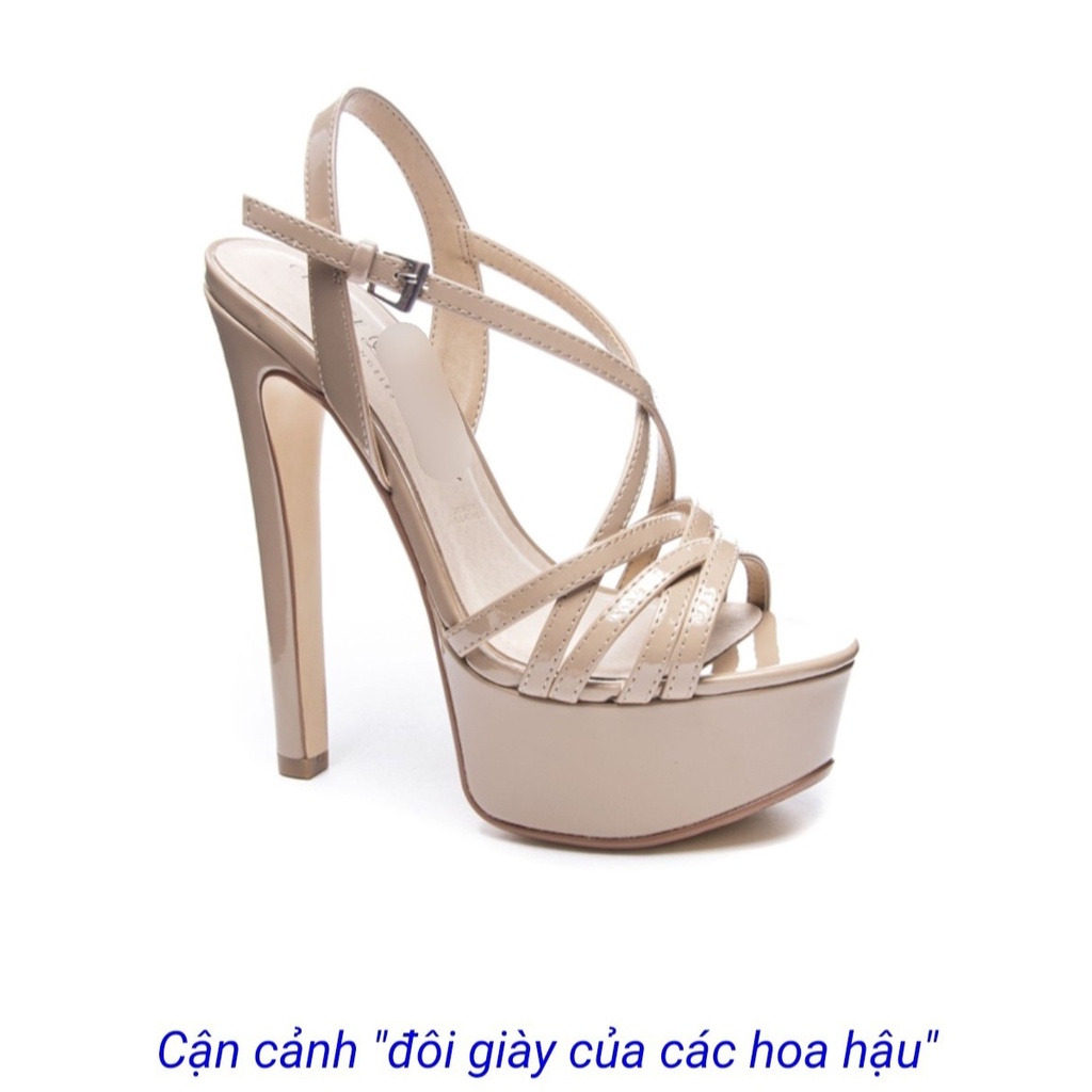 Giày cao gót kiểu dáng hoa hậu hàng cao cấp - gót cao 12p