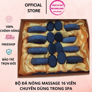 Bộ đá nóng 16 viên massage SPA hàng cao cấp