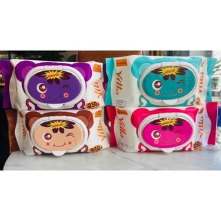 Khăn giấy ướt không mùi Villa 600gr combo 10 bịch