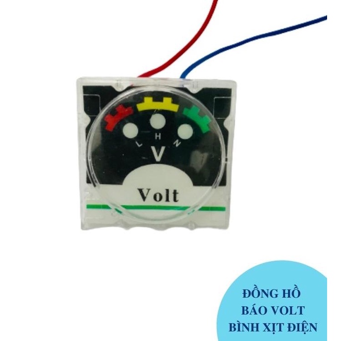 Đồng hồ đo Vol dùng cho bình phun xịt bằng điện Báo vol 12v