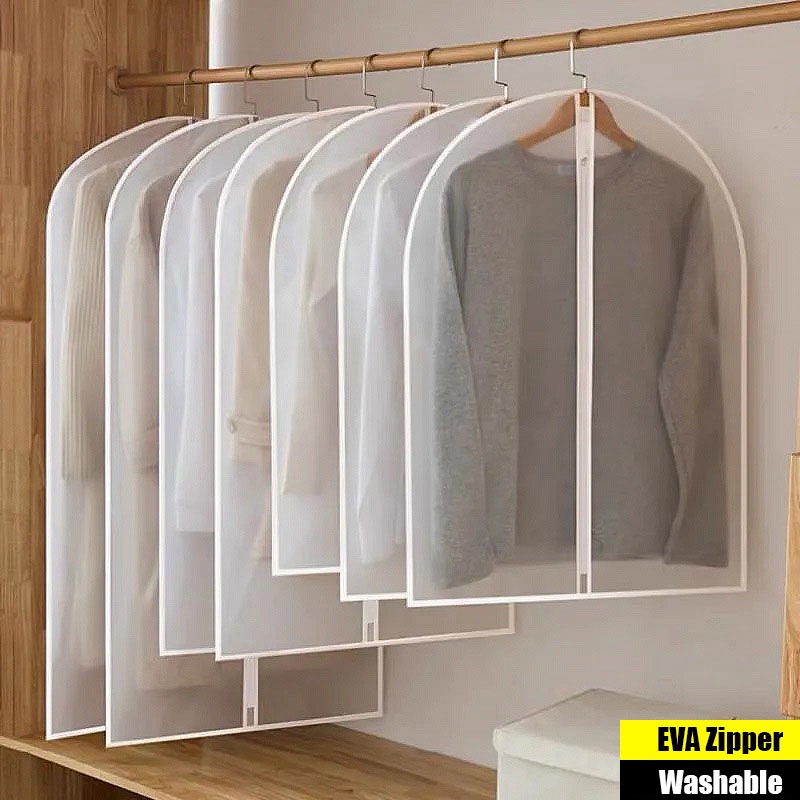 Set 3 / 5 Vỏ Bọc Quần Áo Chống Bụi Tiện Lợi
