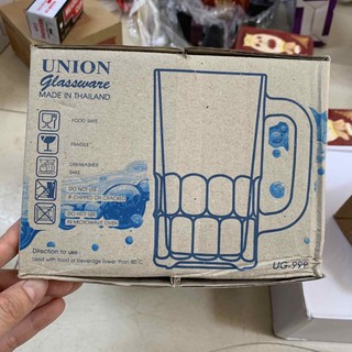 Bộ 6 cốc uống bia có quai UNION Thái Lan