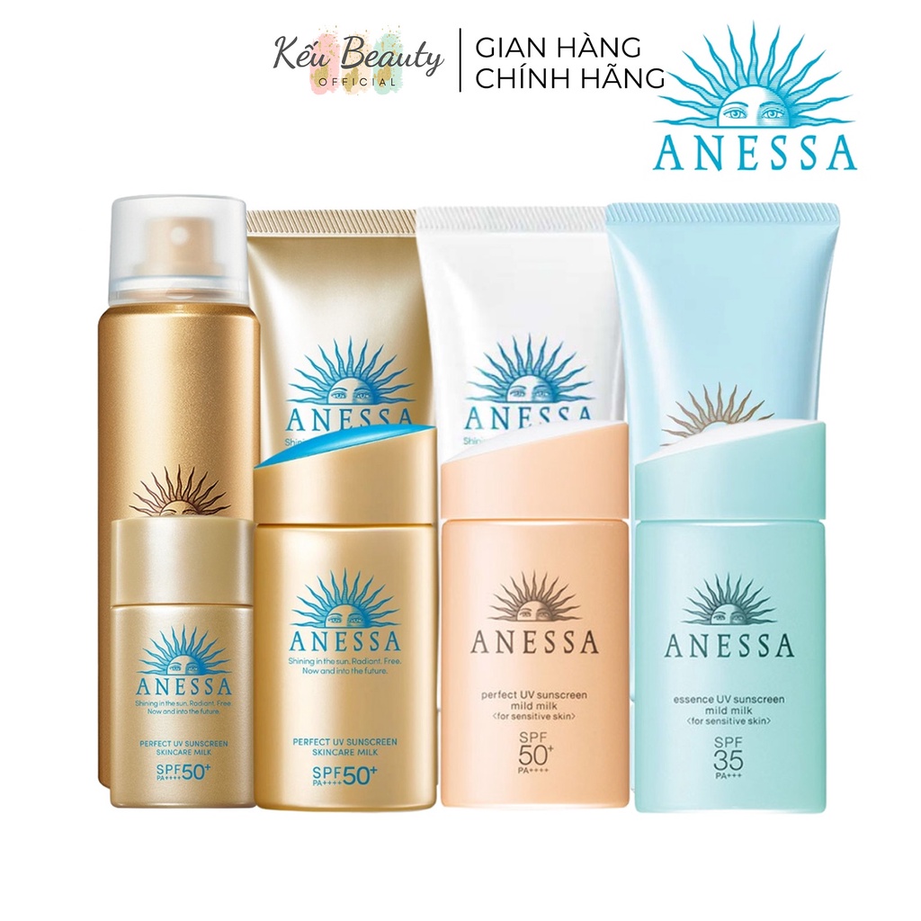 Kem chống nắng Anessa Perfect UV Sunscreen Skincare Milk SPF 50+ PA++++ 20ml & 60ml