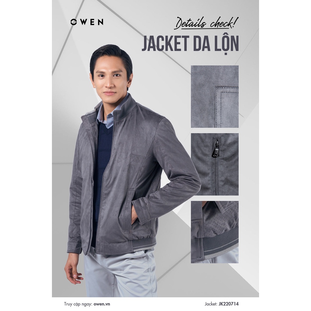 OWEN - (FREESHIP) Áo khoác nam OWEN, áo gió Jacket cao cấp giữ ấm tốt JK220714 - OWEN Flagship Store