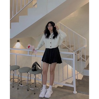 Áo croptop len sóng ( có sẵn )